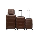 Zestaw walizek Bagia Havana Brown 4w1