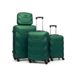 Zestaw walizek Bagia Havana Dark Green 4w1