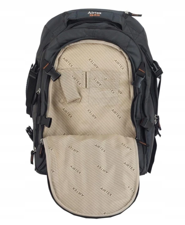 PLECAK PODRÓŻNY NA KÓŁKACH DUŻY SZARY AIRTEX PARIS