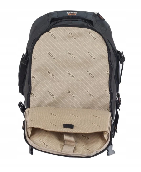 PLECAK PODRÓŻNY NA KÓŁKACH DUŻY SZARY AIRTEX PARIS