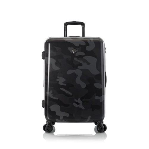 Walizka Heys Black Camo średnia — widok frontowy