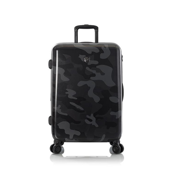 Walizka Heys Black Camo średnia — widok frontowy