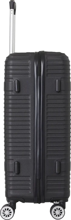 Walizka Caterpillar Alexa duża czarna – widok z boku