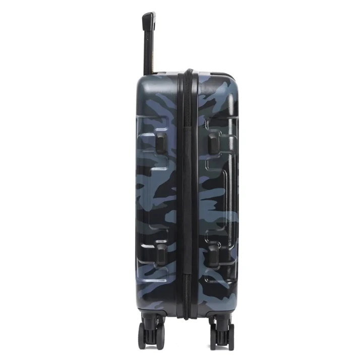 Zestaw walizek Caterpillar Stealth granatowe moro – bok