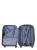 Walizka Worldline 809 Blue Cat mała – otwarte wnętrze