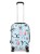 Walizka Worldline 809 Blue Cat mała – z wysuniętą rączką